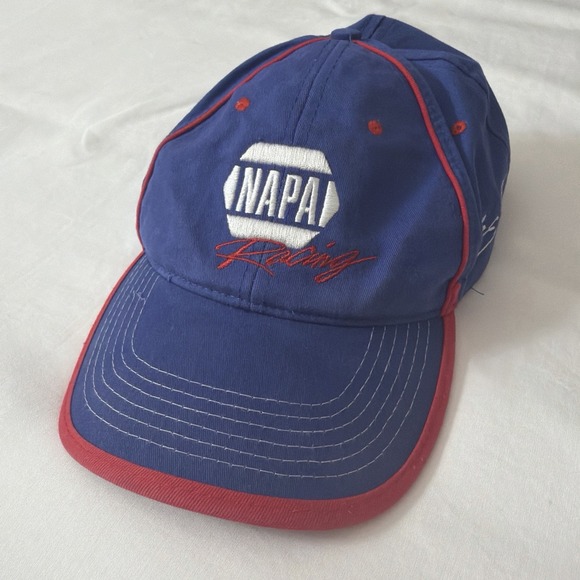 New NAPA Racing Hat #24 Cap #28 Intrepid Fallen Heroes Fund Blue USA Flag - Picture 11 of 16